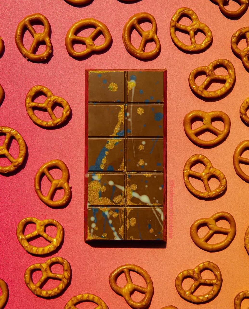 [正規品] Fix Dessert Chocolate Pretzel 2枚 Pick Up A Pretzel Dark Chocolate - Fix Dessert Chocolatier